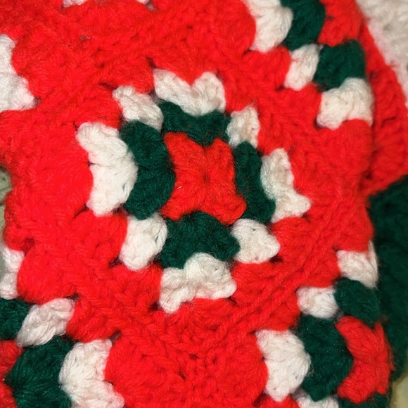 stunning vintage crocheted christmas stocking bundle - Picture 6 of 7